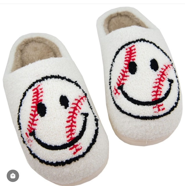 Baseball Happy Feet Slippers