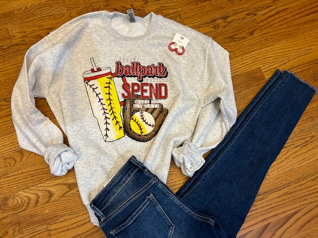 Ballpark Bliss Crewneck