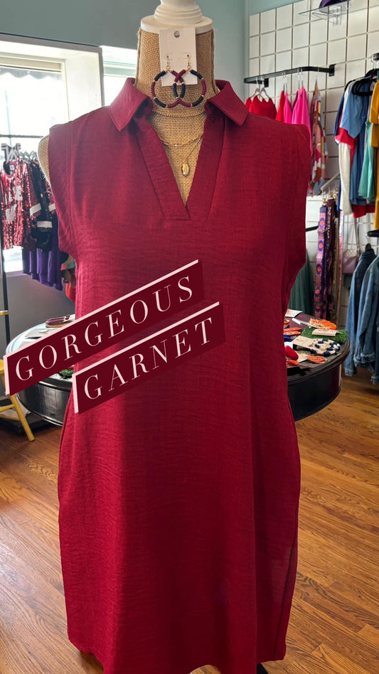 Gorgeous Garnet Dress