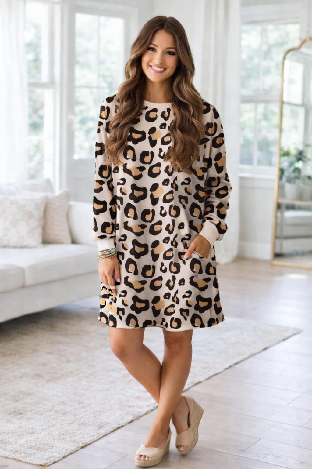 Roar & Relax Pocket Dress