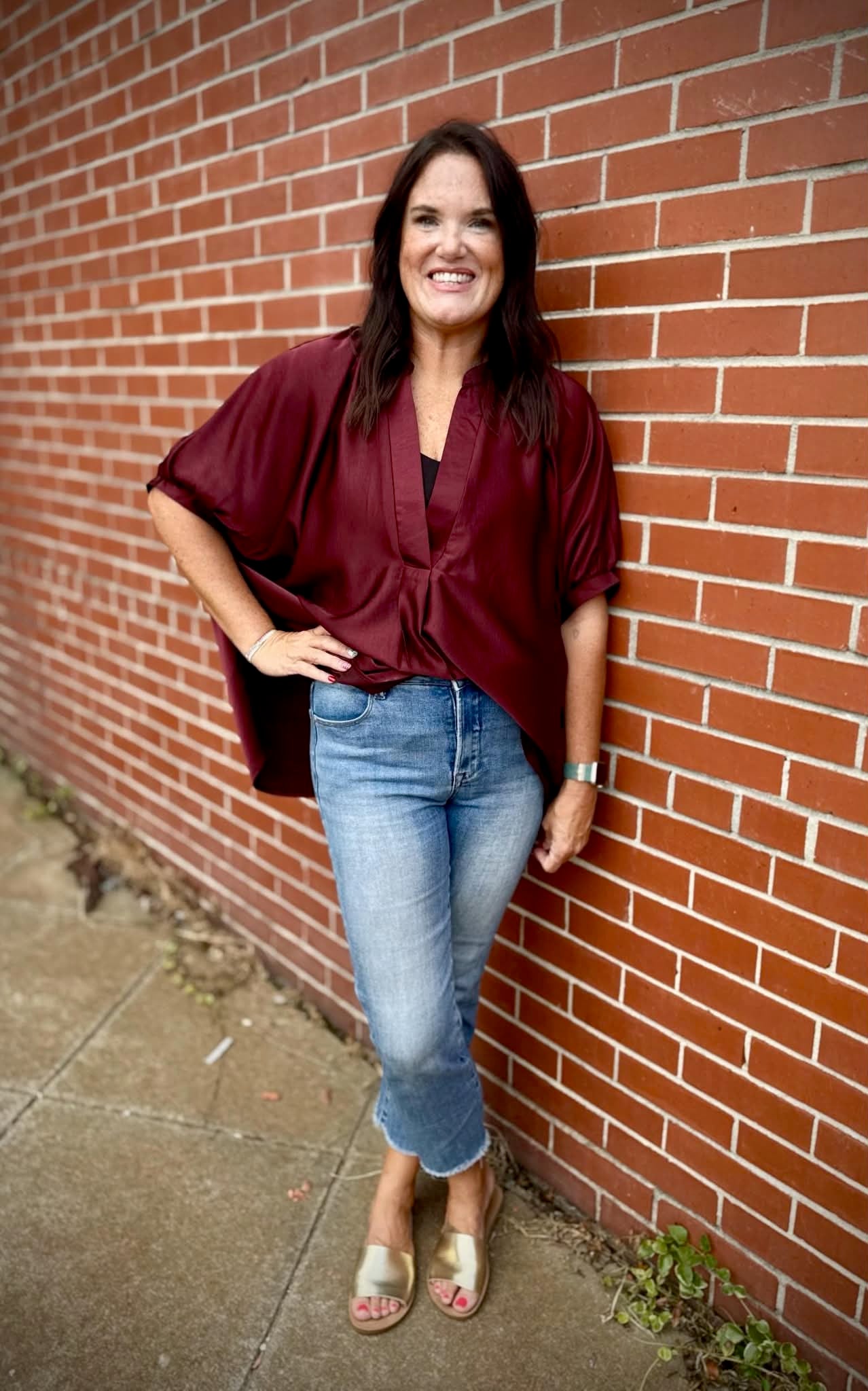 Rust & Radiance Blouse