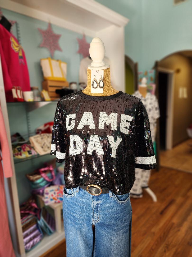 Shine Bright "Game Day" Crop Top