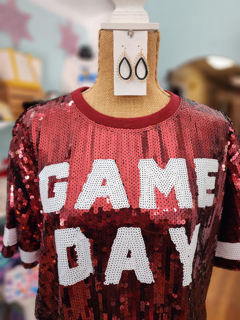 Shine Bright "Game Day" Crop Top