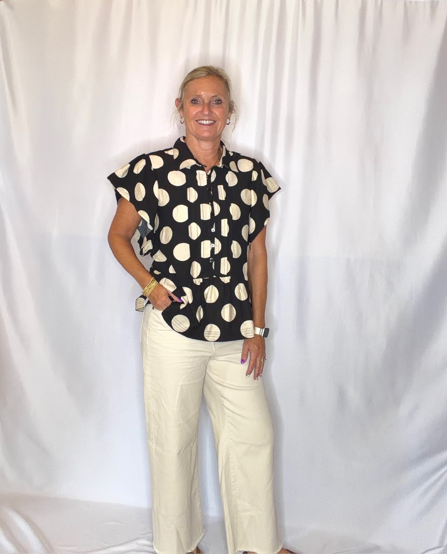 Polka Perfect Top