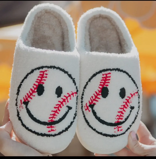 Baseball Happy Feet Slippers