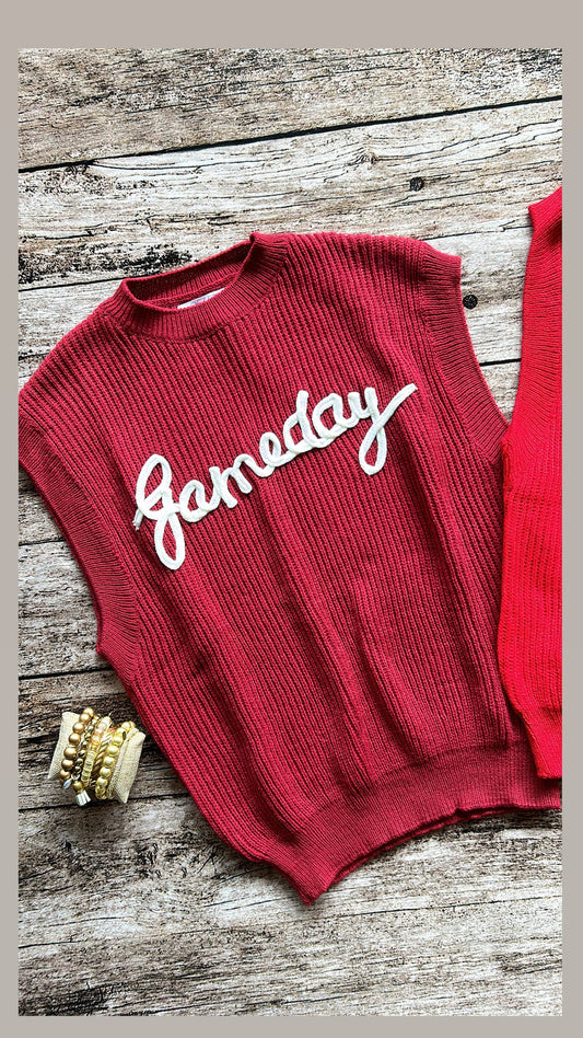 Garnet Game Day Sweater Vest