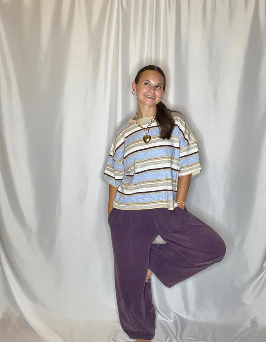 Easy Breezy Stripe Tee