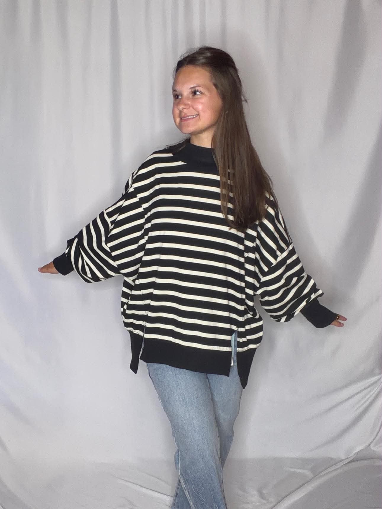 Between the Lines Striped Top