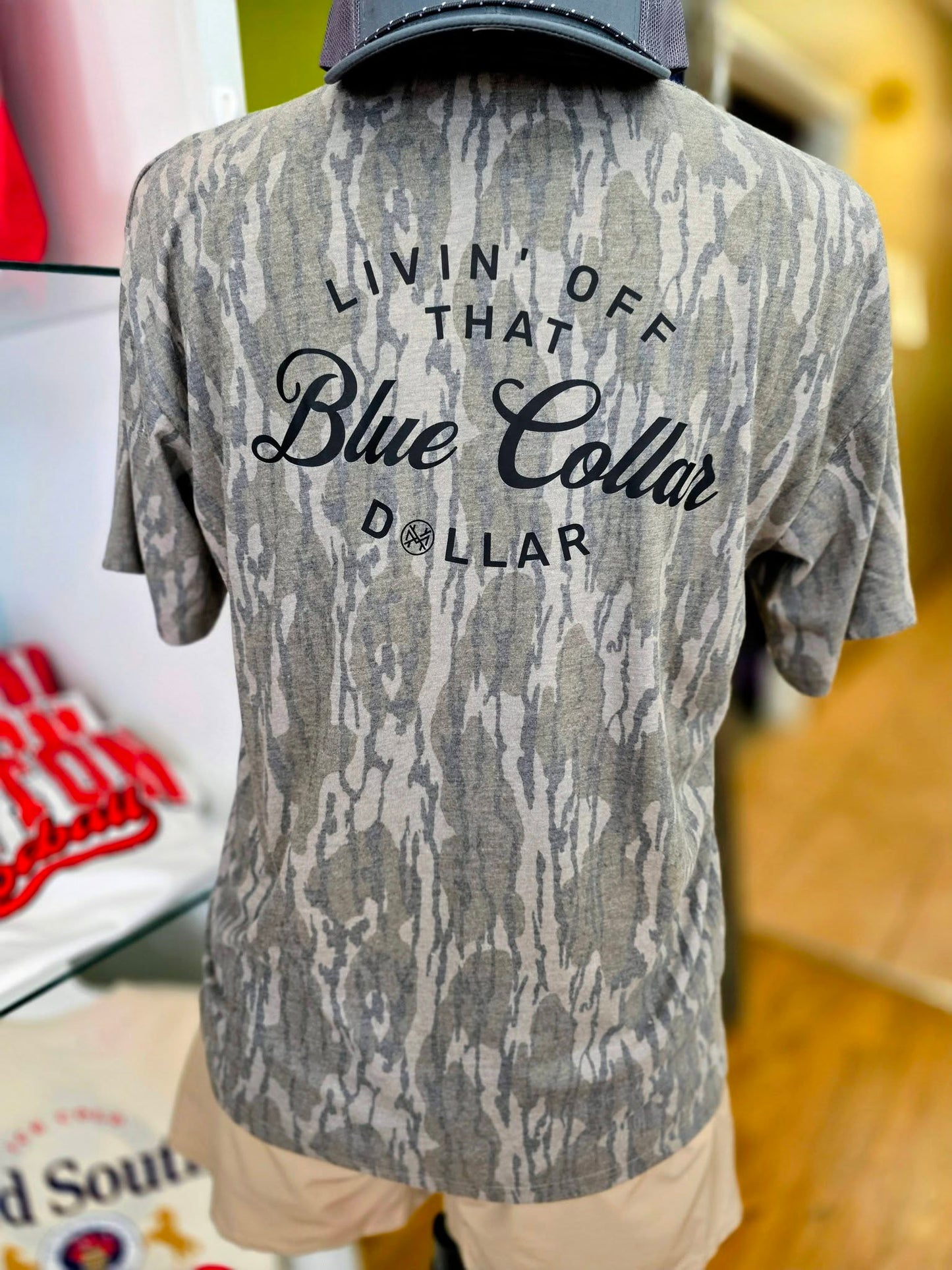 Livin' Off That Blue Collar Dollar Tee shirt