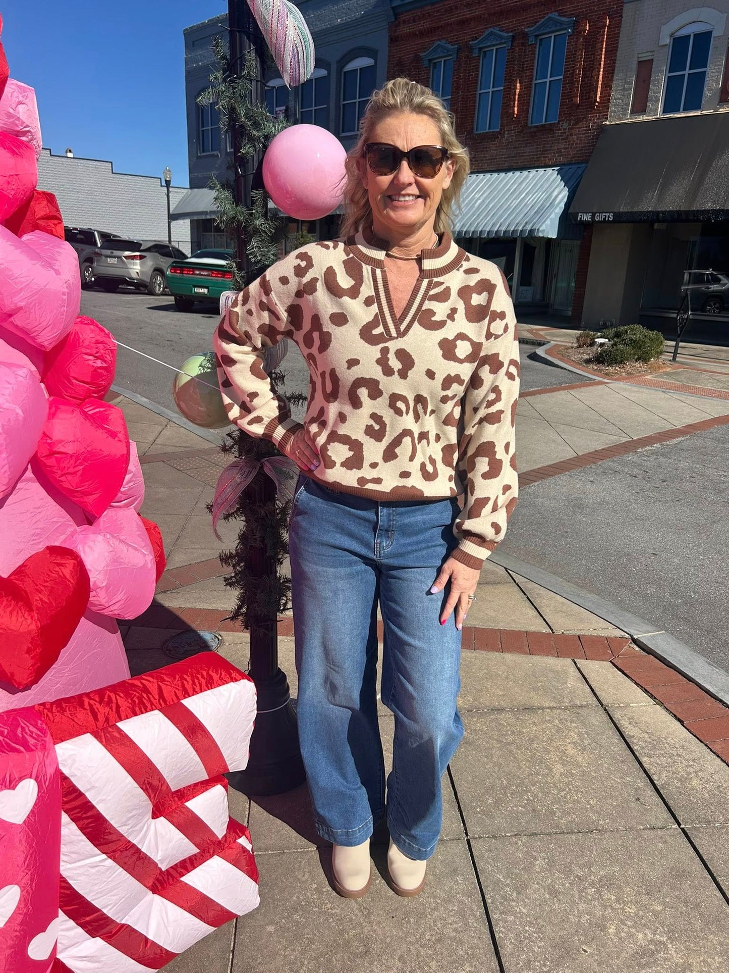 Classic Grace Animal Print Sweater