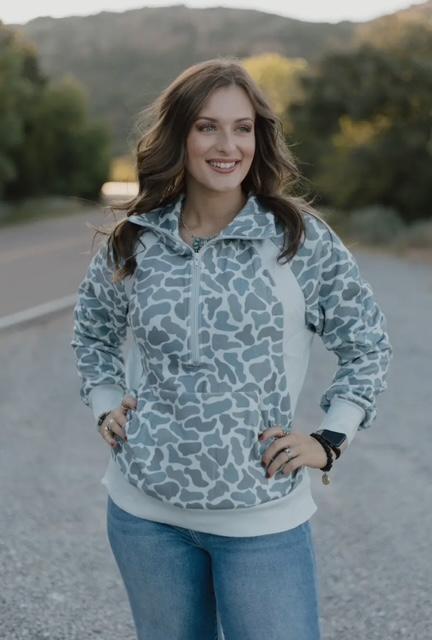 Coastal Camo Comfort Pullover