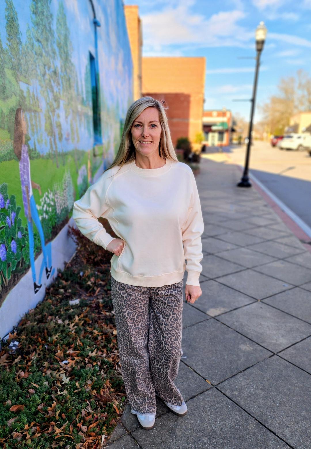 Cozy Cutie Cream Sweatshirt
