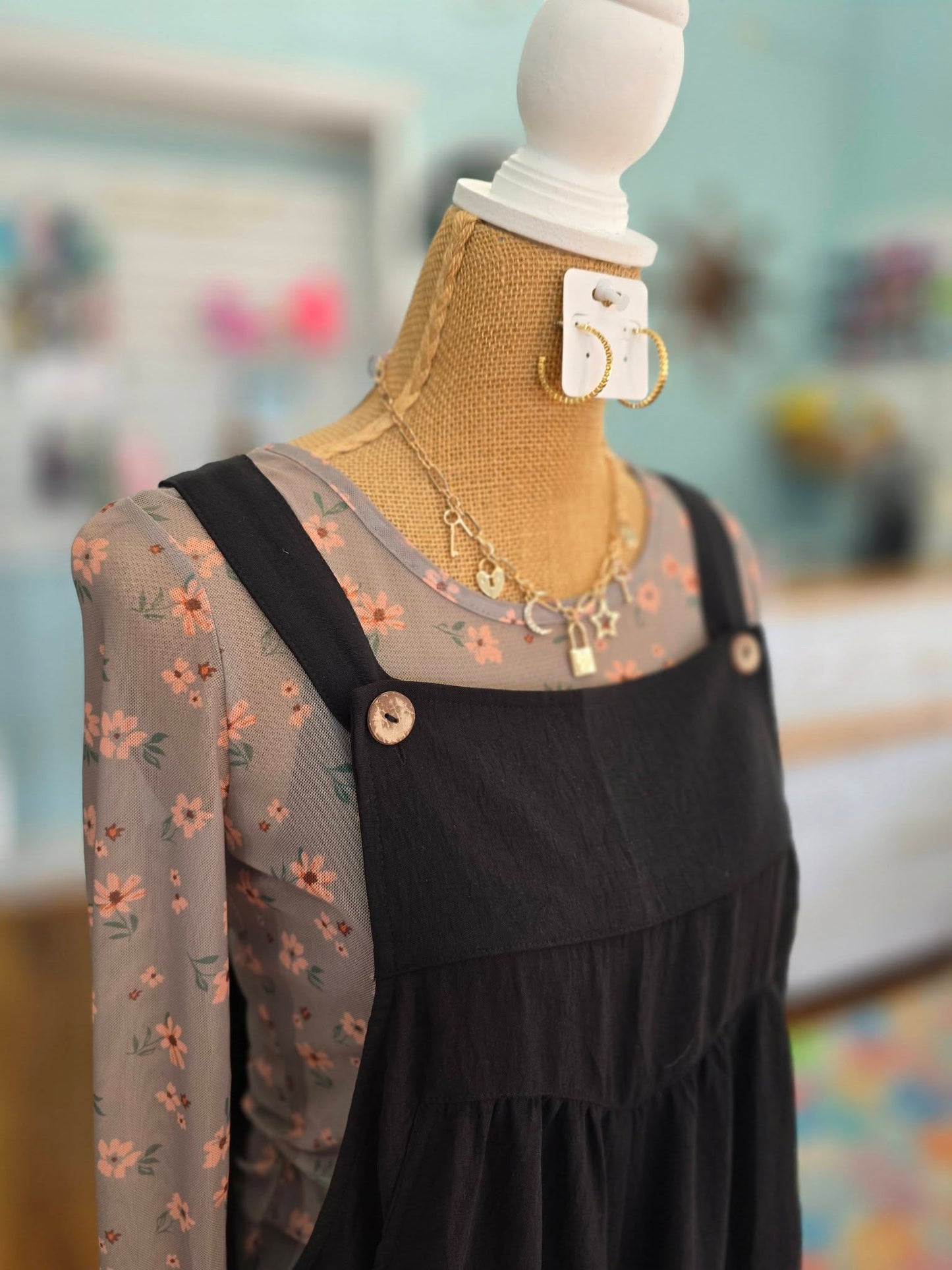 Soft Meadow Ditsy Sheer Top