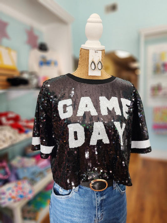 Shine Bright "Game Day" Crop Top