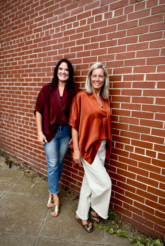 Rust & Radiance Blouse