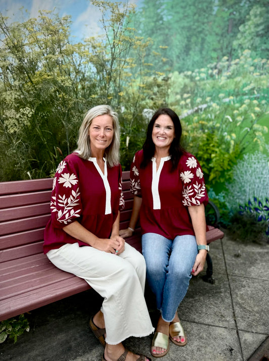 Garnet Garden Top