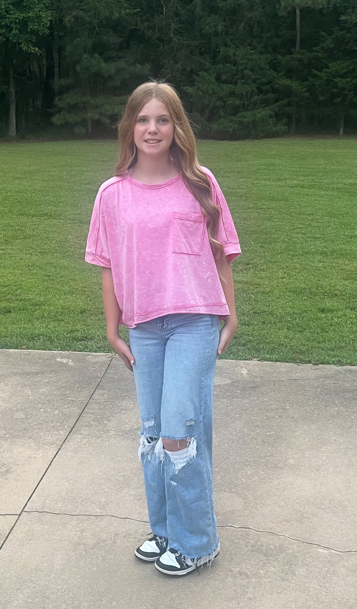 Rosy Washed Everyday Tee