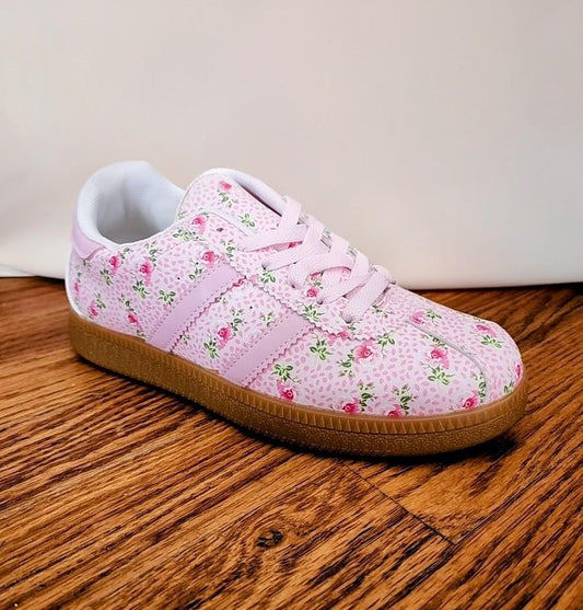 Blush Blossom Floral Sneakers