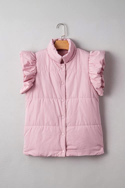Blush Breeze Quilted Vest