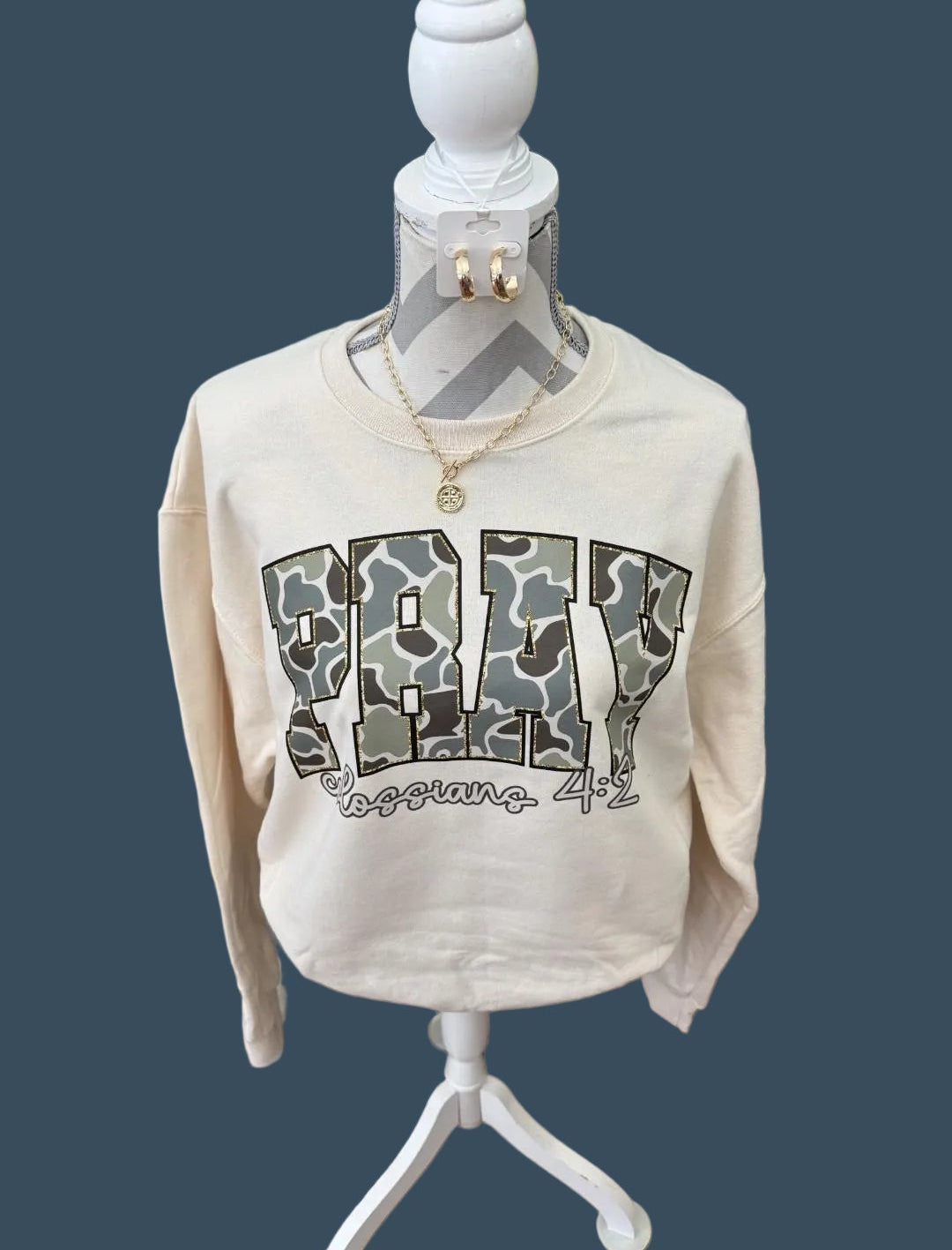 Faith & Camo Sweatshirt