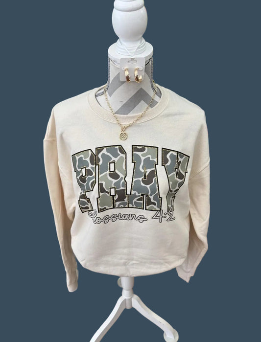 Faith & Camo Sweatshirt