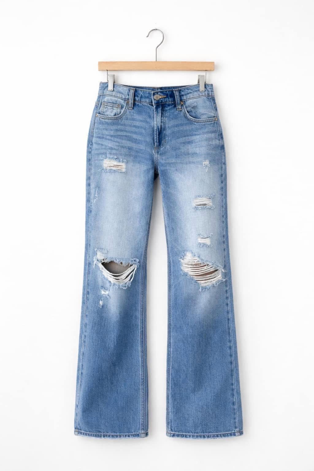 Easy Does It Distressed Denim