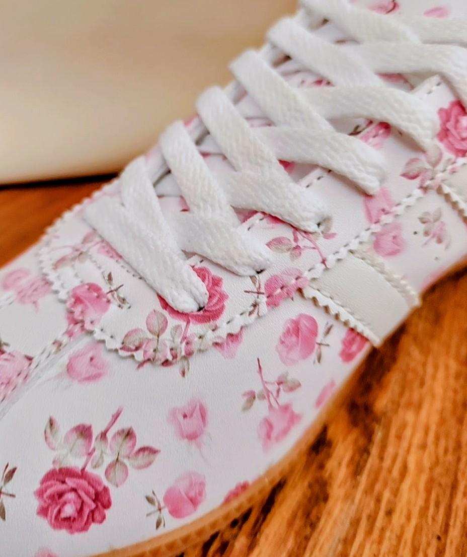 Rose Petal Floral Sneakers